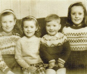 A sweater for everyone! My Granny also knitted all our baby shawls...